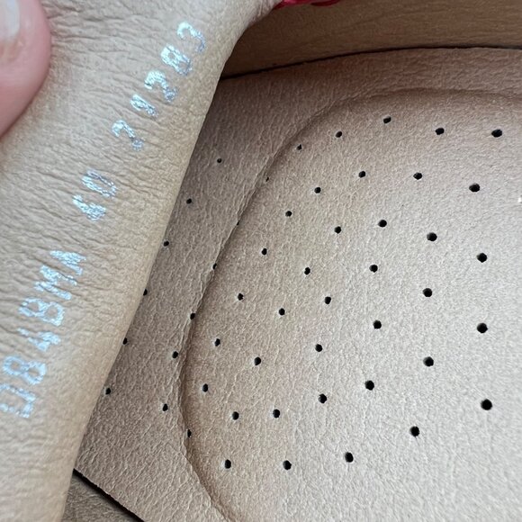 GEOX Annytah Red Suede Womens Loafers Size 40 EU 10 US - Picture 10 of 16